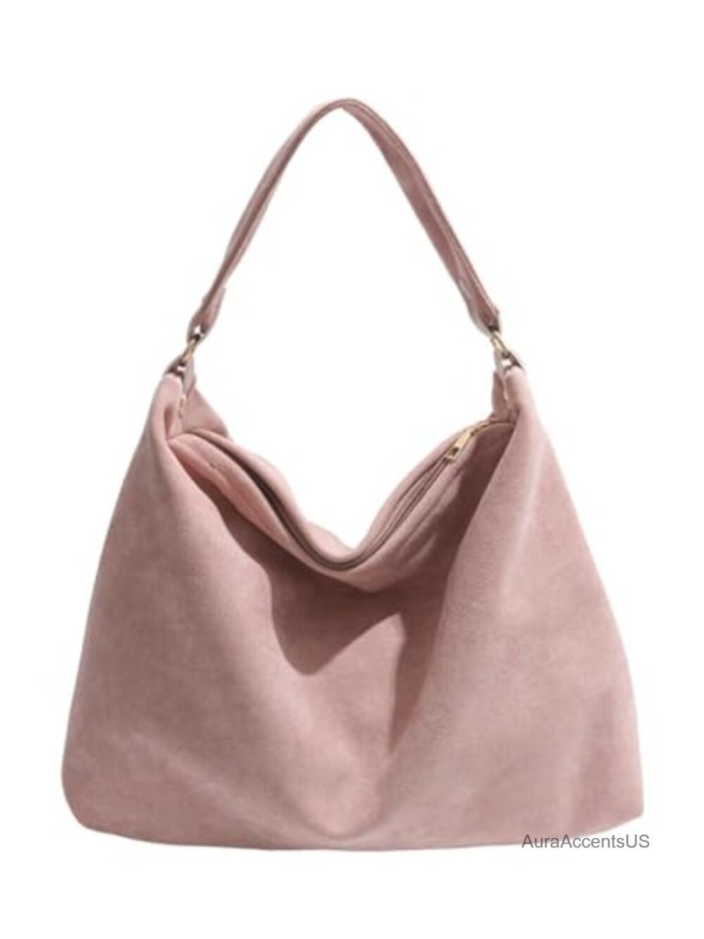 Suede Hobo Shoulder Bag Satchel Handbag for Work Casual